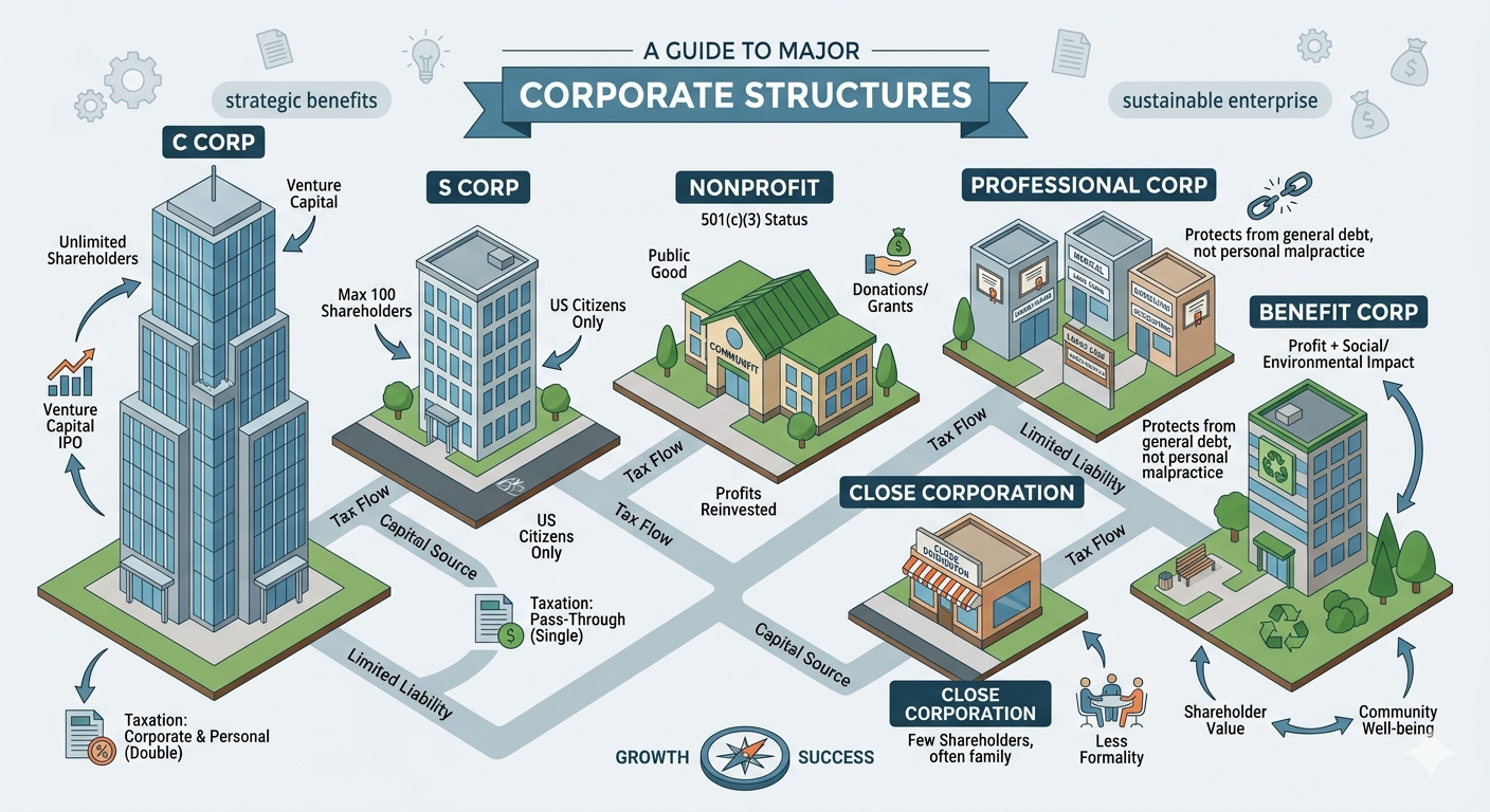 A Guide to Major Corporate Structures and Their Strategic Benefits ...
